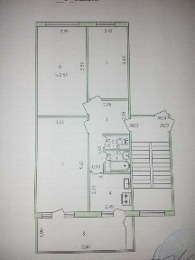 Продаётся 3х комнатная квартира