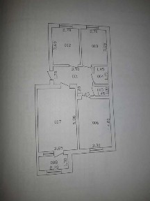 Хожелиде 3х комнаталы квартира сатылады