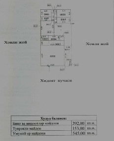 Ҳовли уй сотилади, продаётся жилой дом