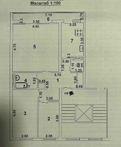 Продаю 3-х комн. квартиру - (Собственник) - Яшнабадский р-н, Асалобод-2
