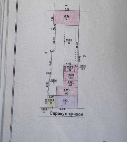 Центр Саракулька первая линия 4.5 сот, фасад 15, комнат 6 Евро