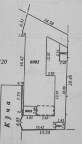 Оқ уй махалла 4.5 сотих 5 хона евро ремонт учаска сотилади