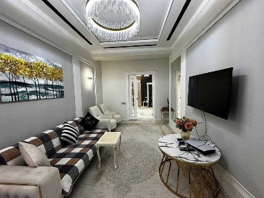 ЖК Darkhan modern, 3-комнаты, Евроремонт, Мебель+Техника