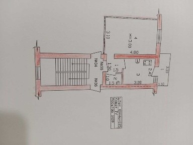 Продаётся однокомнатная квартира, в центре Янгиюля рядом с ГАИ