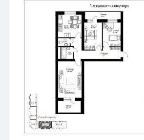 Продажа 3 ком Кадышева Иззат