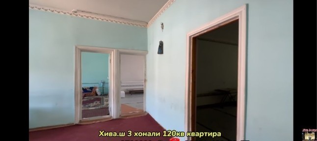 3 xonali kvartira sotiladi 120kv