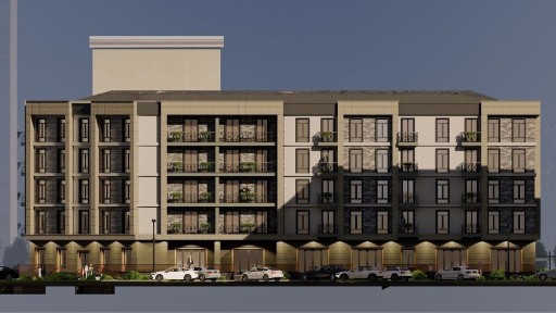 Кирпичный дом, 4-комнатная квартира в городе Нурафшон