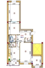 Нукус 4/4/12 98м2 кадастр есть