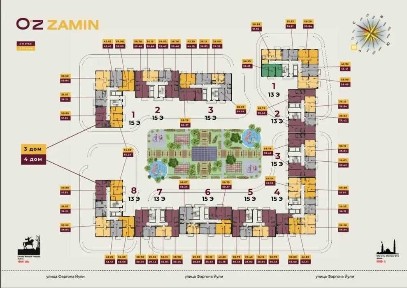 яшнабад Узбум 2х ком коробка по супер цене успейте Oz Zamin 44м2;‼️‼️