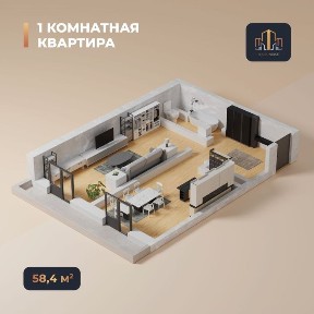 Продаёться квартира 58.М2 кадастор имееться. Ю.Обод. Напротив 16 кв