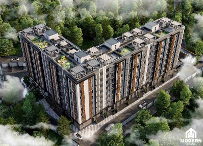 Яшнобод Оқ уйда янги қурилвотган уйларда 1-хона 37.9кв. м. 20855у.е. дан