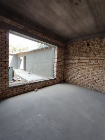 Коттедж 2,2 соток, 2 этажа, 6 комнат+холл+кухня, 3сан. узла, коробка, Кибрай