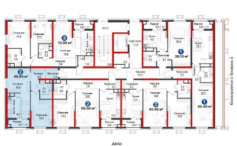 2 комнатная 47 кв. м, отличный вариант для ИНВЕСТИЦИЙ (АА) 161