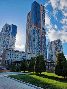 2-комнатная в Nest One, 6 этаж, вид на Hilton и Tashkent City'