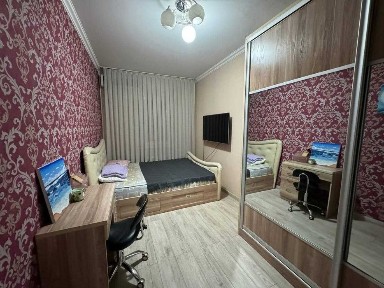 Квартира 3 комнатная 6 этаж Ойбек Хороший Ремонт УпакованнаМетро Рядом