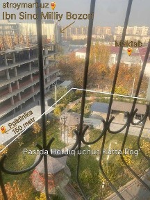 uy sotiladi, Ибн сино-2, Строй март Бозор олдида дом 3-хона