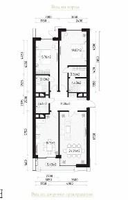 Продаи квартиру новостройке жк Oq saroy 4/7/7 110 m2