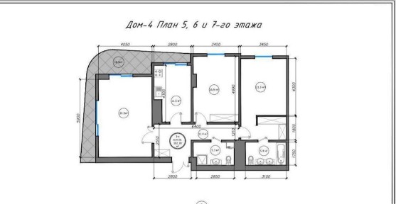 105 м2 Infinity ЖК, срочно !