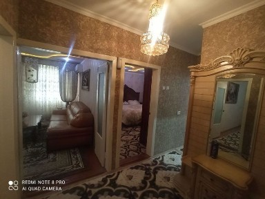 2 хонали Квартира ижарага берилади, барча жиҳозлари билан !