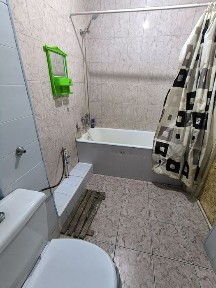 Аренда. 1 ком квартиру Сергели. С обстановкой. кирпич. акфа железная дв