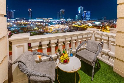 Посуточная квартира в Ташкент Сити! С видом на парк 3- ком премиум кл!