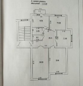 4/4/4. Сотилади 102м²