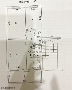 Юнусабад 12, 3/1/5. 2*6 балкон.