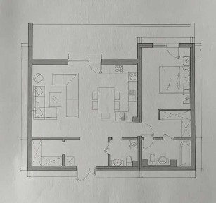 Квартира 80 м² с потенциалом до 110-120 м² | потолки 4,6 м | терраса