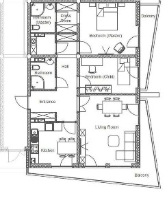Квартира с видом на детскую площадку и Анхор в ЖК NUR