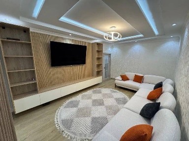 3-комн 105м² | закрытая территория, паркинг, Кирпич. Садык Азимова
