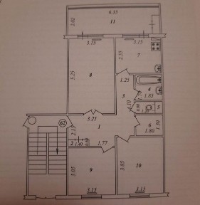 Тузель 1, 3/3/4, 76 м2, ипотека можно