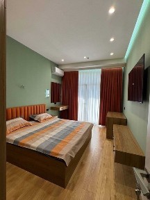Новостройка 1 ком 50м2 под ключ мебель с техникой Дархан