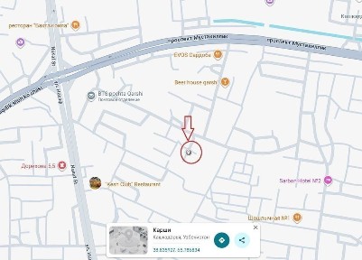 Продажа дома в Карши ориентир SARDOBA KAFE