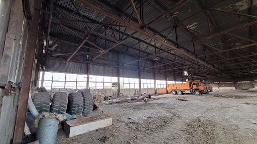 Ангар склад жд ветка база 1,5га площадь (1,730кв) бн ижара аренда бери
