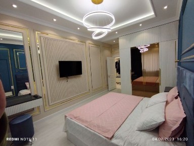 Аренда 3х ком. Люксовой квартира в Сергели-1 новастройка