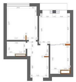 *Mirabad Avenue 1 линия 69м2 2ком квартира с балконом. Центр, Инвестиция