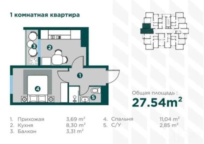 ;Eng Arzon‼️1xona kvartira 27m2 yevro Yashnabod Tumani ADJU univer