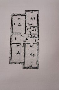 Квартира сотилади 3 х 4 этаж 8 этажлик дом 112кв