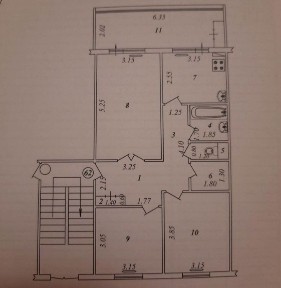 Срочно. Тузел 3 78 кв. м 76.000$