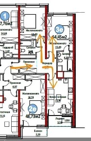 Murad building “Soy bo'yi” Продается 3-комнатная европейская квартира