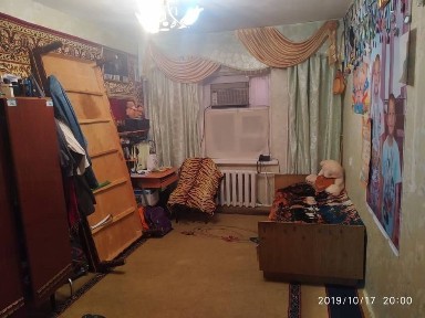 1 этаж 2х комнатный квартира.