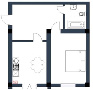 Горит! Новый ремонт 2-комнатная студия 2/2/11 Юнусабад-17 кадастр 48м²