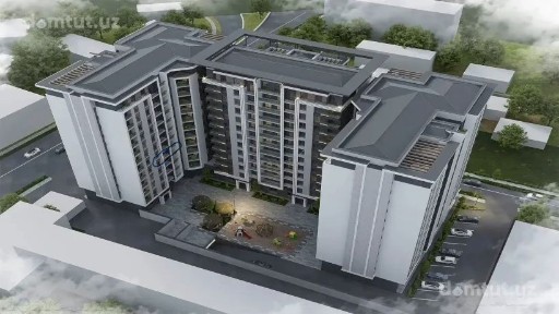 квартира в Miran House 52.6 кв/м (коробка), мирабадский пасп. стол