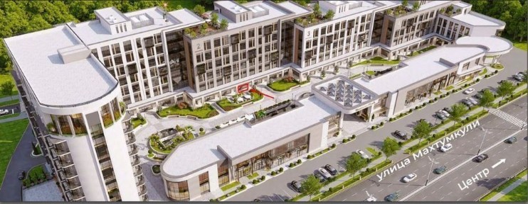 Коммерция в аренду на первом этаже БЦ business park на Махтумкули