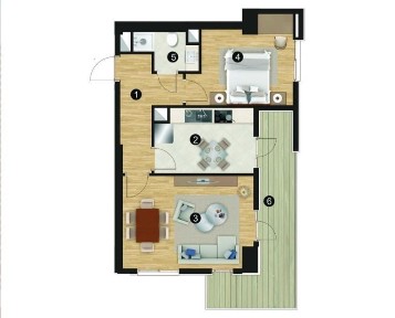 ПРОДАЁТСЯ Квартира ЖЕ NEW PORT 53,17м2 14-этаж