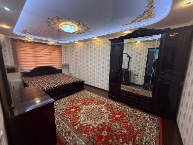 Сдается 3х комнатная квартира С обстановкой в горде Алмалык