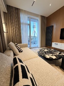 NRG Hayot - квартира 102м², полностью меблирована, вид на телебашню