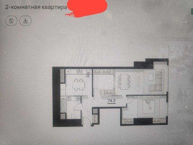 ПРОДАЕТСЯ! 2- ком квартира на ЖК Nestone