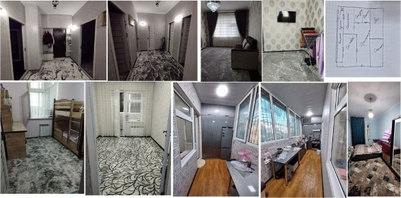 Срочно продам квартиру 3×4, 73м2, 7 этаж, 9 этажного дома.