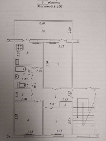 Ипотека Продается 3 х ком массив А, Югнакий №131 Жамила